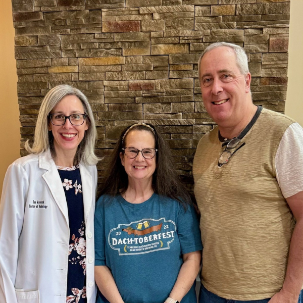 Mr. and Mrs. Hickman image with Dr. Sue Vavrock